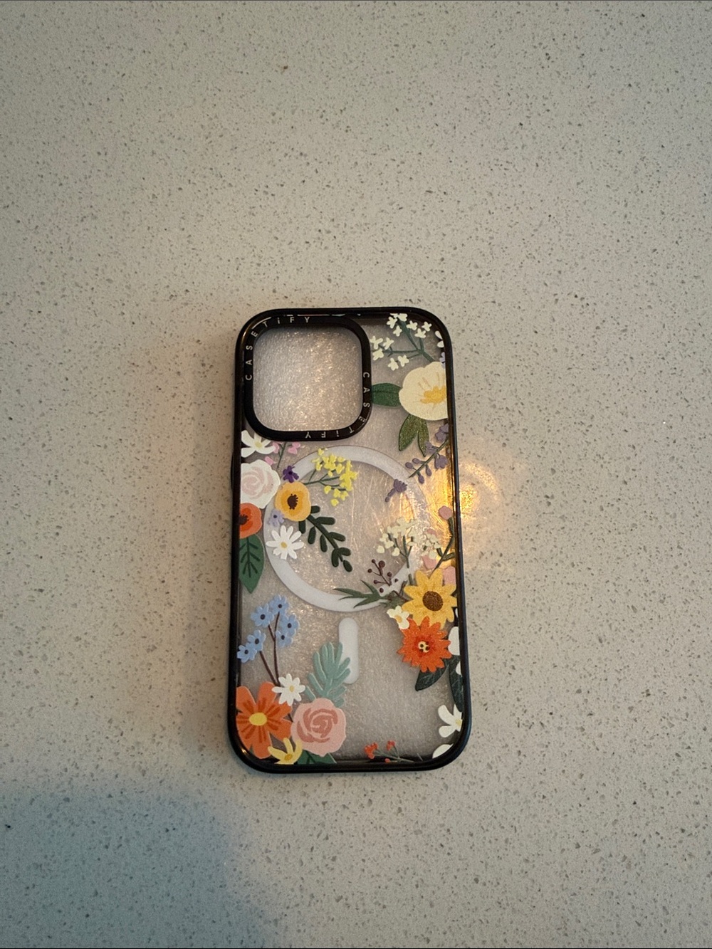 Casetify Floral Clear iPhone Case with Multicolor Flowers